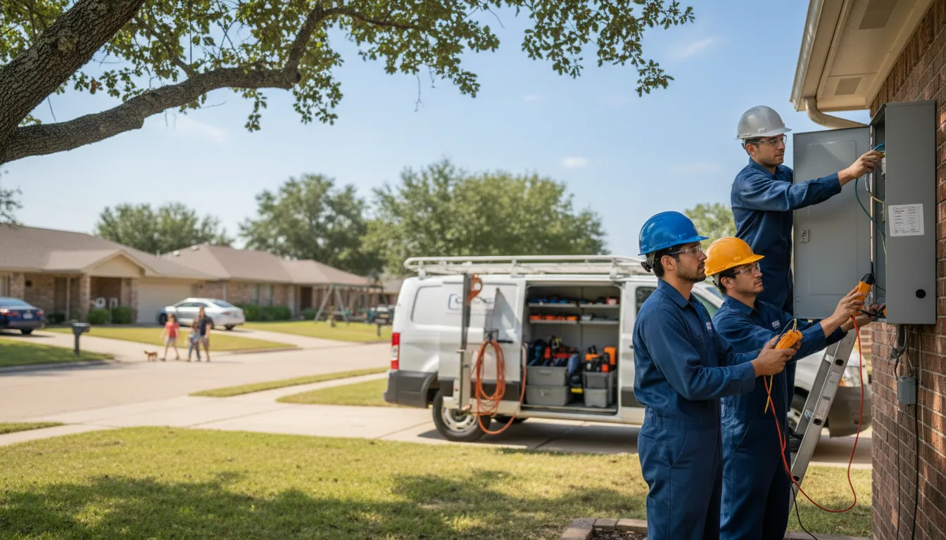 Certified electrician providing emergency electrical services in Granville, IA
